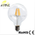 G95 filament LED bulb 6W E27